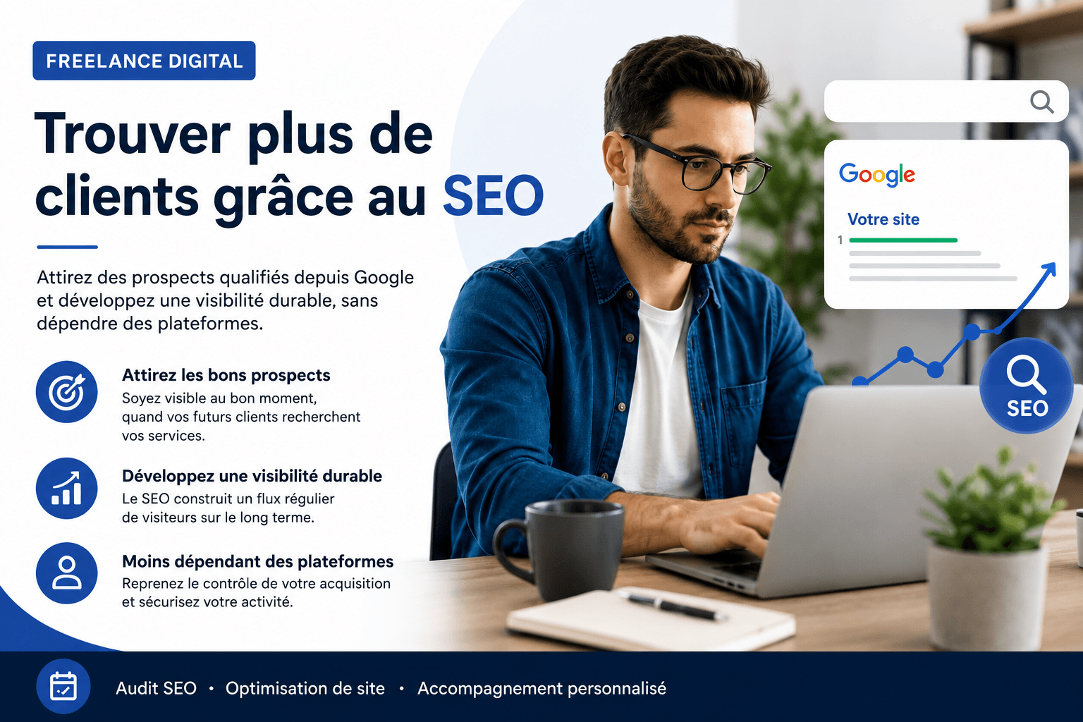Lire la suite à propos de l’article Freelance digital : Comment trouver des clients sans dépendre des plateformes